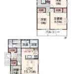 我孫子市布佐【全2邸・1号棟】 画像1